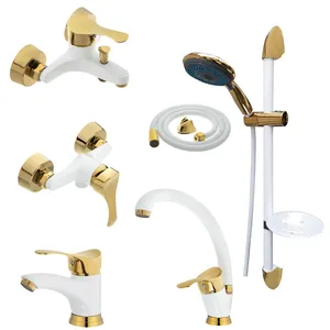 ست شیرآلات فراست پویا مدل آيلار ST به همراه شلنگ توالت و دوش حمام