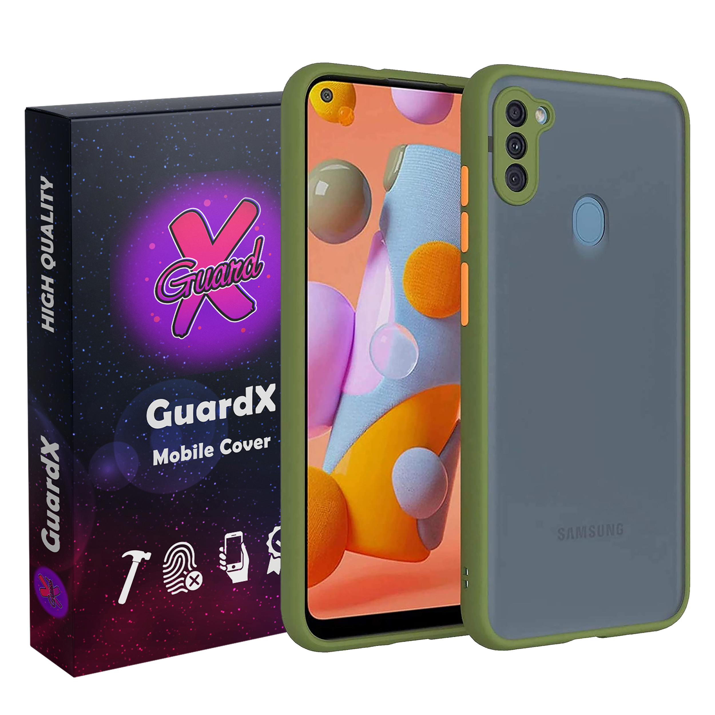 کاور گارد ایکس مدل Smoke2021 مناسب برای گوشی موبایل سامسونگ Galaxy A11