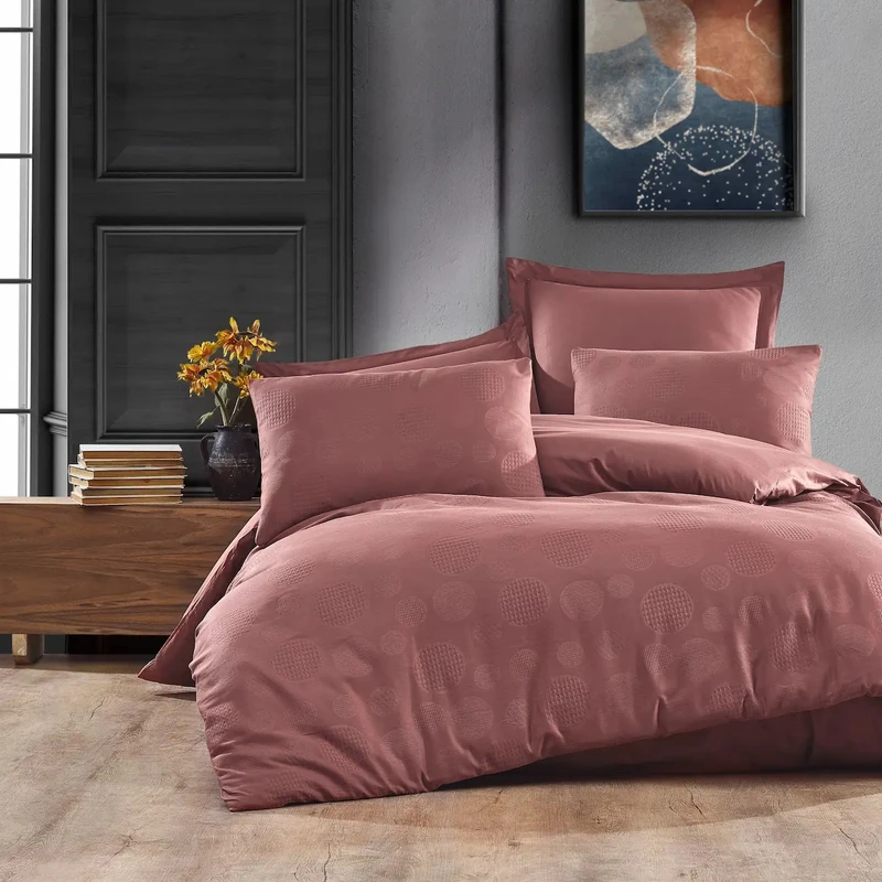 سرویس ملحفه 2 نفر 6 تکه شاهسِر مدل دوریان کویین