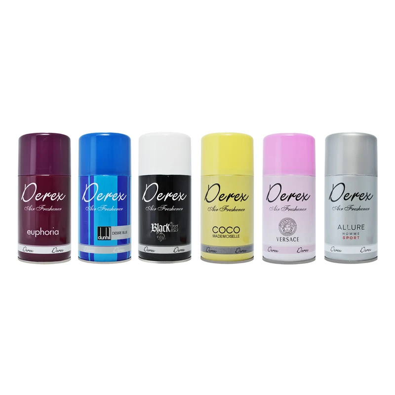 اسپری خوشبو کننده هوا دریکس مدل DX03 حجم 260 میلی لیتر مجموعه 6 عددی