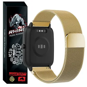 بند راینو مدل Milanese Loop مناسب برای ساعت هوشمند کیو سی وای GTC / GTS