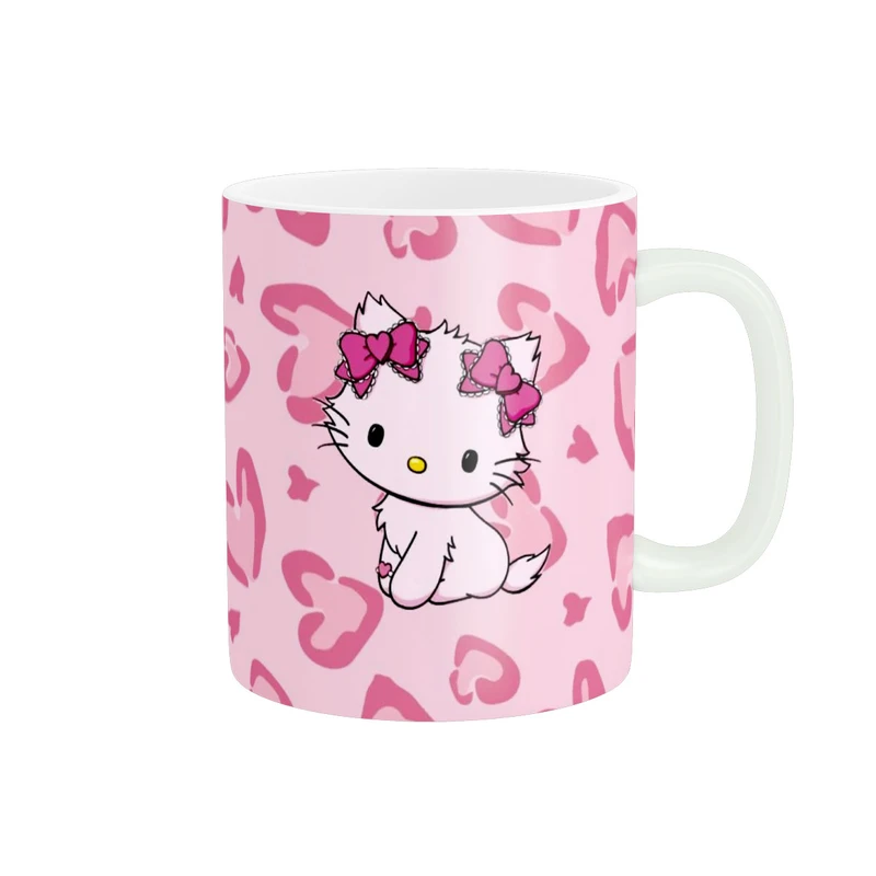 ماگ پاد آفرین مدل کارتونی کیتی فانتزی کد 369