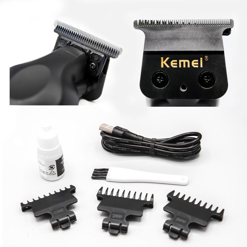 ماشین اصلاح موی صورت کیمی مدل KM-2299، اصلاح به صورت خط زن، طراحی ارگونومیک، نمایشگر LCD، منبع انرژی با باتری قابل شارژ، تکنولوژی اصلاح به صورت تریم، مدت زمان شارژ 180 دقیقه و مدت زمان استفاده پس از شارژ 180 دقیقه، به‌همراه کابل شارژ USB، برس، روغن