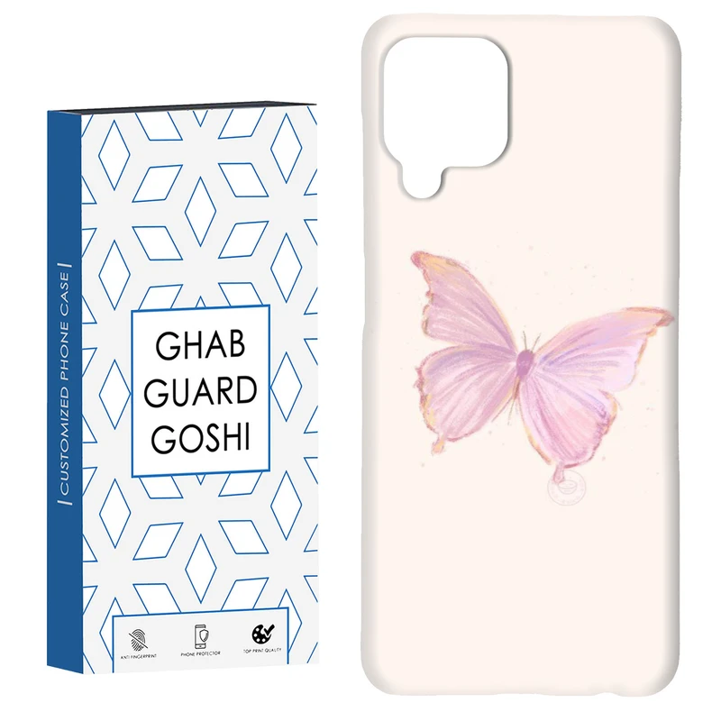 کاور قاب گارد گوشی طرح پروانه کد Dimo-336 مناسب برای گوشی موبایل سامسونگ Galaxy A12 / M12