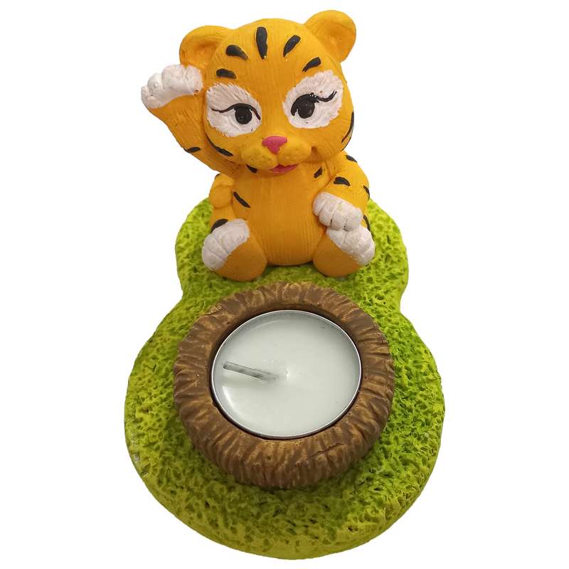 شمع مدل KND طرح ببر کد 00369