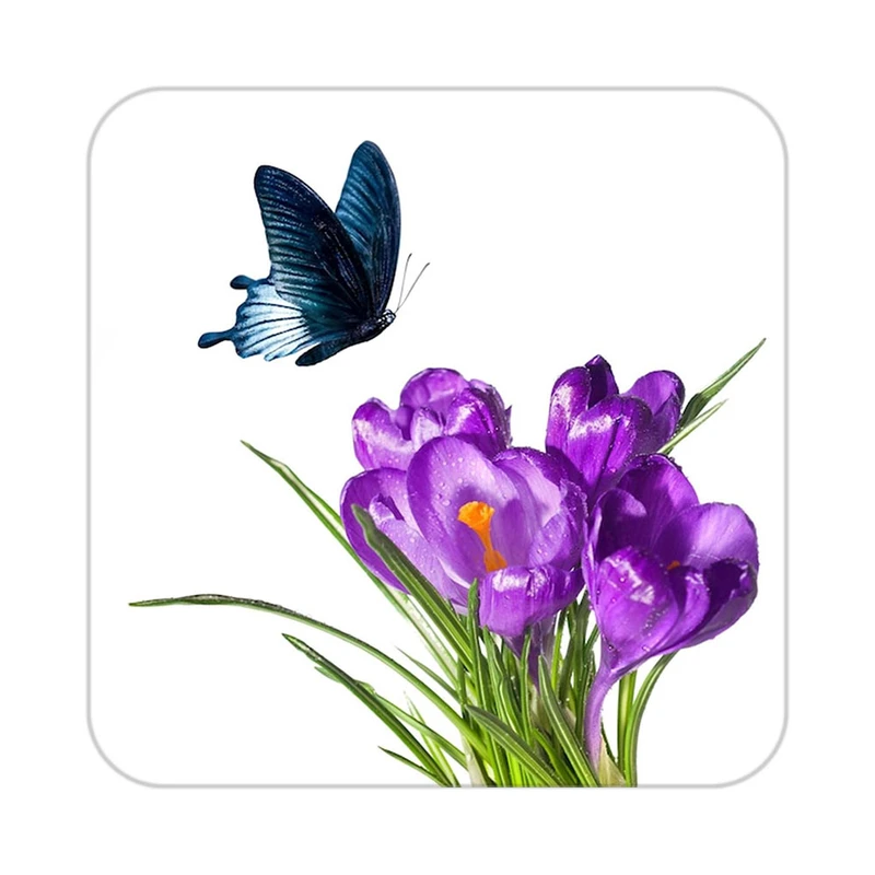 زیر لیوانی کاکتی طرح گل مدل mp17020