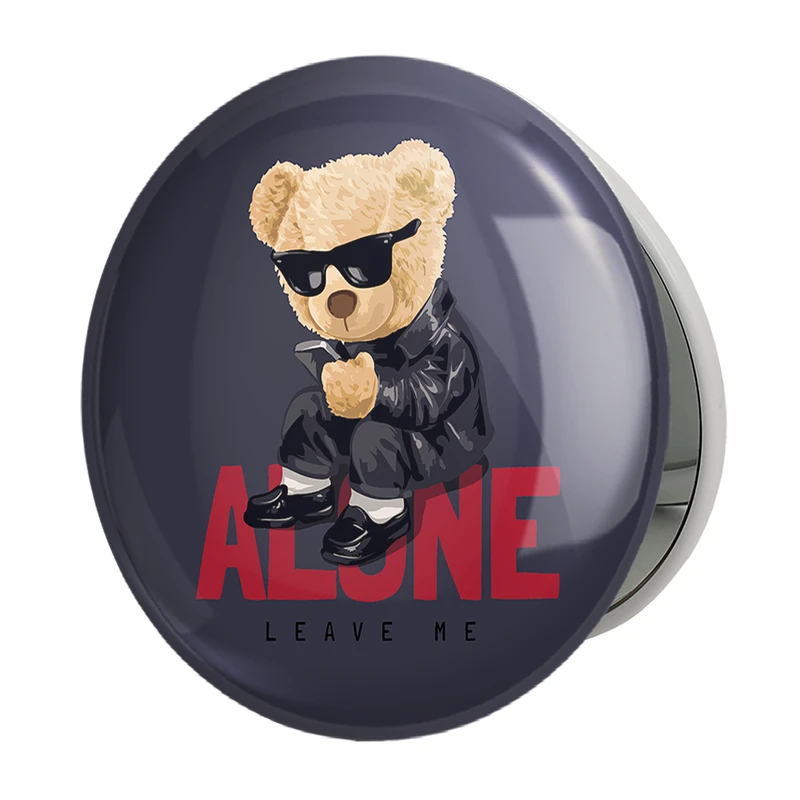 آینه جیبی خندالو طرح تدی Teddy مدل تاشو کد 26185 