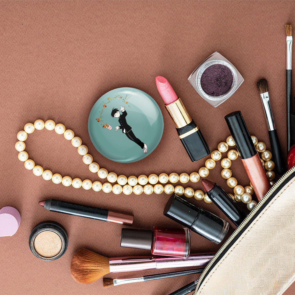 آینه جیبی خندالو مدل شییکو انیمه موب سایکو Mob Psycho 102 کد 24428