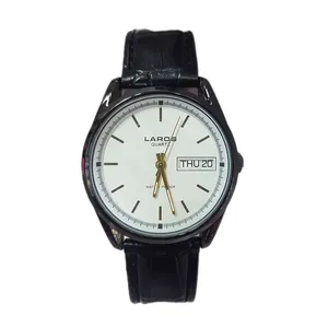 ساعت مچی عقربه‌ای مردانه لاروس مدل کلاسیک چرمی کد45