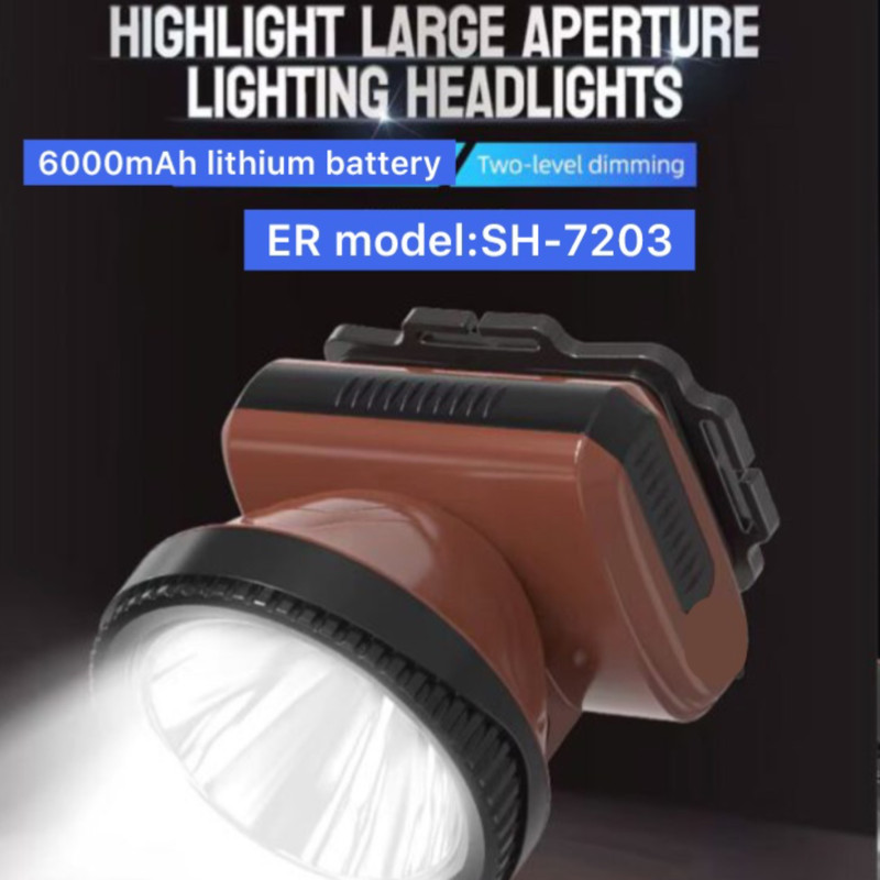چراغ پیشانی ای آر مدل SH-7203 با نور مهتابی