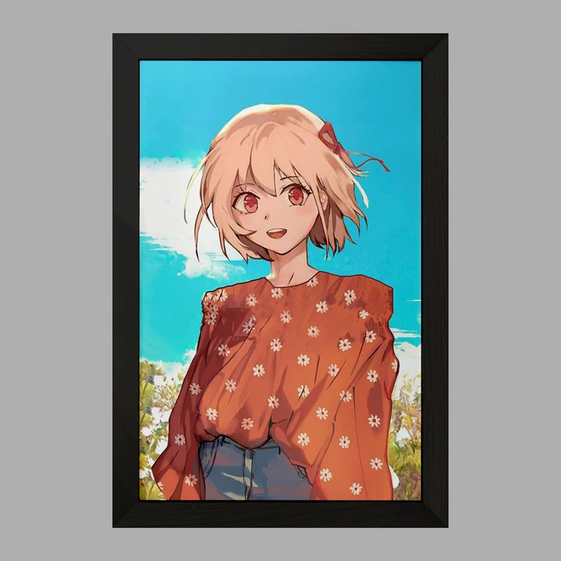 تابلو خندالو مدل چیساتو انیمه لیکوریس ریکویل Lycoris Recoil  کد 23026