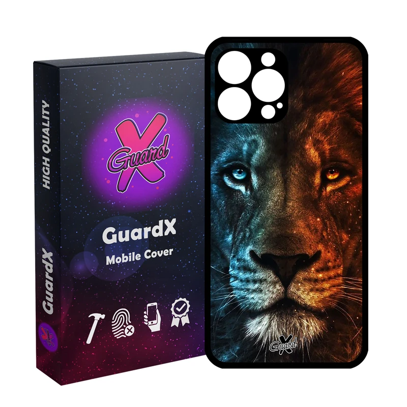 کاور گارد ایکس طرح شیر مدل Glass10634 مناسب برای گوشی موبایل اپل iPhone 13 Pro Max