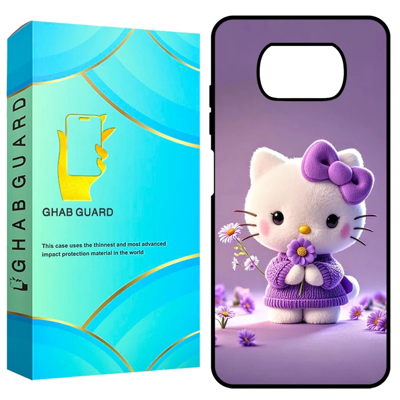 کاور قاب گارد طرح کیتی مدل GCHPX3 مناسب برای گوشی موبایل شیائومی Poco X3 / X3 NFC / X3 Pro