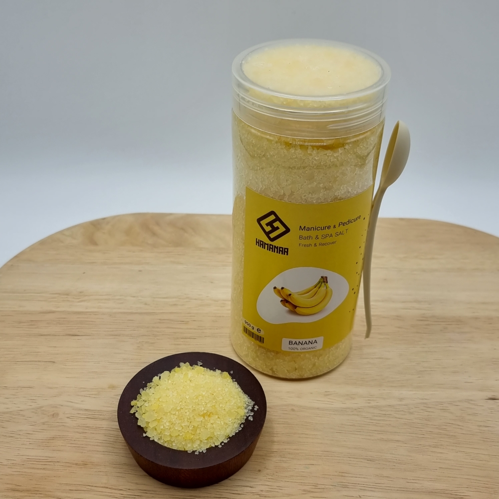 نمک حمام هامانا مدل Banana وزن 950 گرم