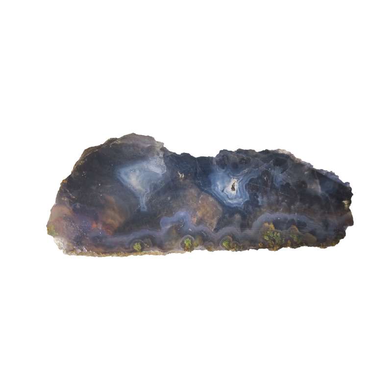 سنگ راف عقیق مدل منظره دار کد f75