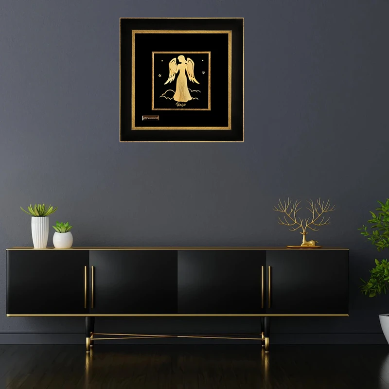 عکس شماره 3 : تابلو طلا کوب مارک گلد طرح ماه تولد شهریور کد ts3d06