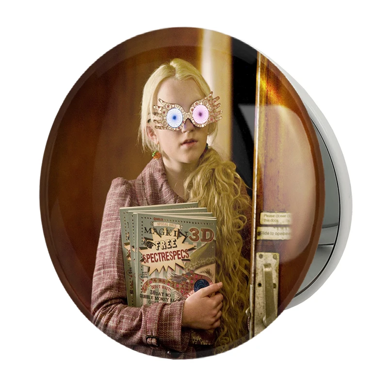 آینه جیبی خندالو طرح هری پاتر لونا لاوگود مدل تاشو کد 24920 