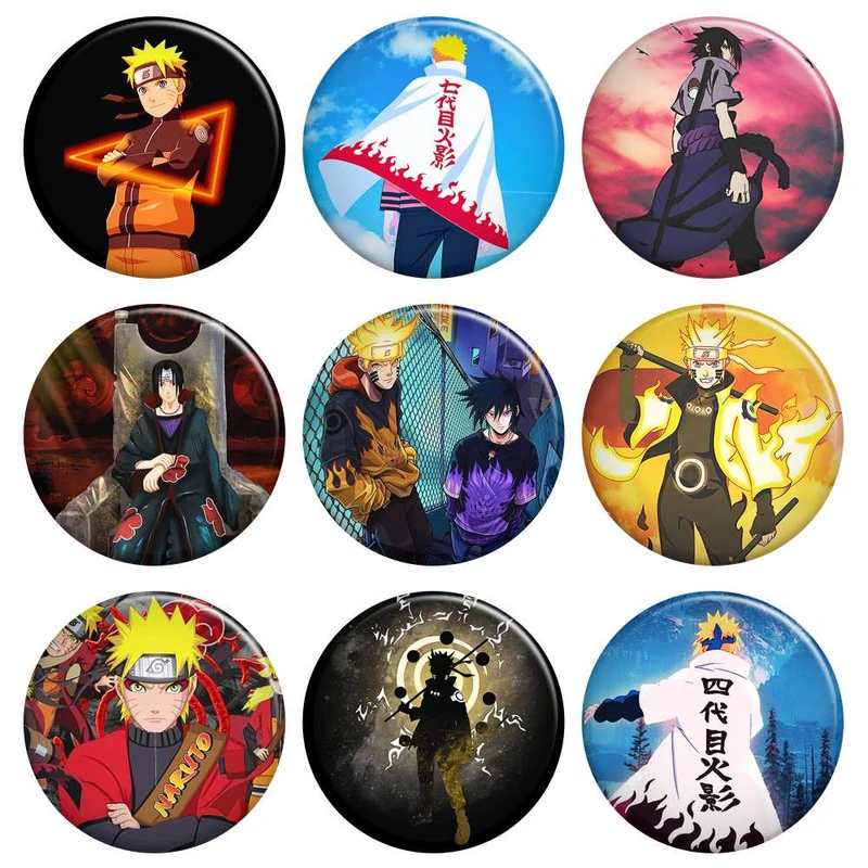 پیکسل گالری باجو طرح انیمه ناروتو کد naruto4 مجموعه 9 عددی