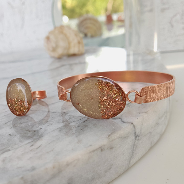 نیم ست زنانه مدل بیضی کد JW400.2