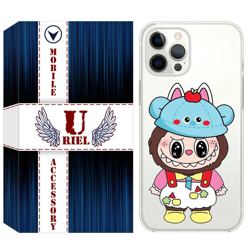 کاور یوریل مدل Clear کد 123 طرح لبوبو مناسب برای گوشی موبایل اپل iPhone 12 Pro Max