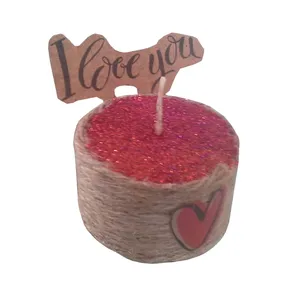 شمع دست ساز مدل كنفي معطر