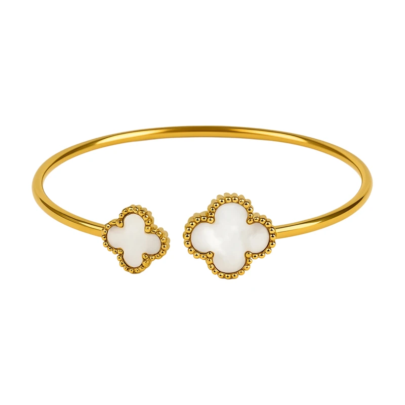 بنگل زنانه مدل صدفی کد S-B07