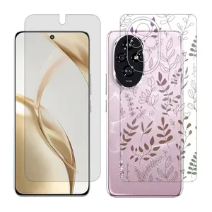 Glass Together model matte screen protector suitable for Honor 200 mobile phone with back cover sticker