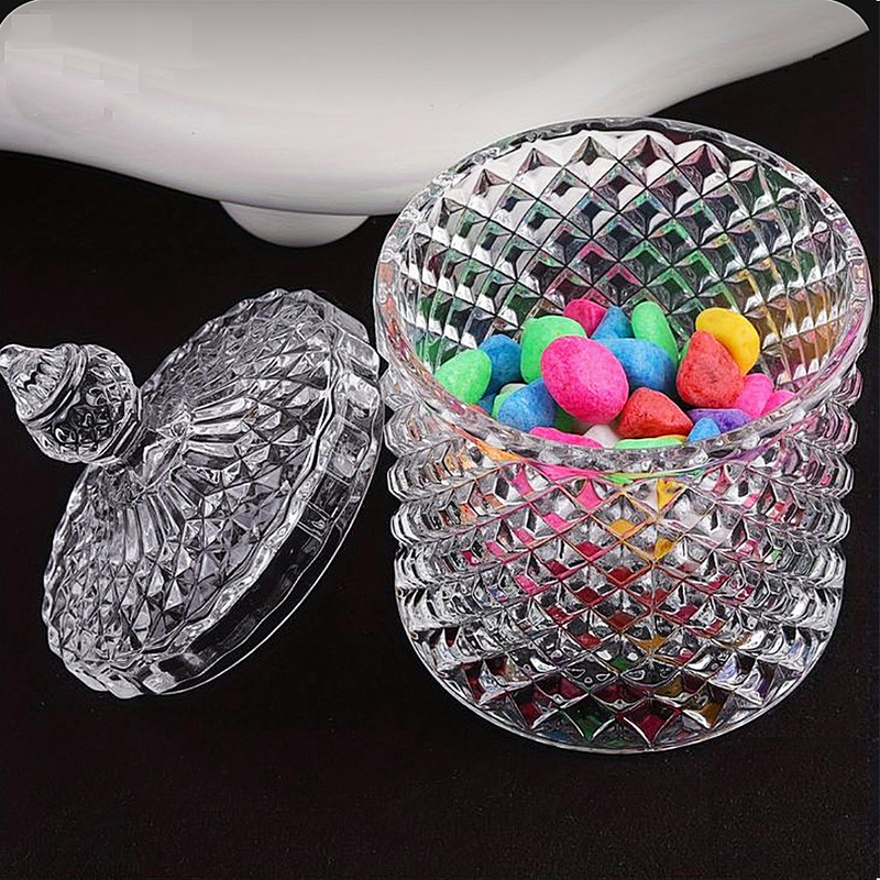 شکلات خوری مدل لوکس بلوری دستساز طرح برجسته کد 220