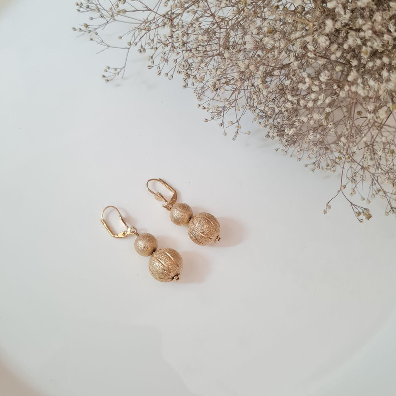 گوشواره زنانه مدل توپی