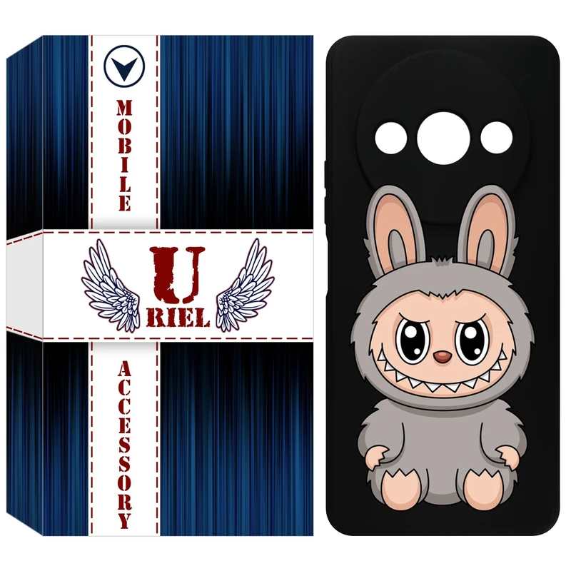 کاور یوریل قاب مدل KSH کد 142 طرح عروسک لبوبو مناسب برای گوشی موبایل شیائومی Redmi A3 / A3x