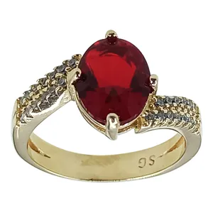 انگشتر زنانه سلین کالا مدل یاقوت ce-As216