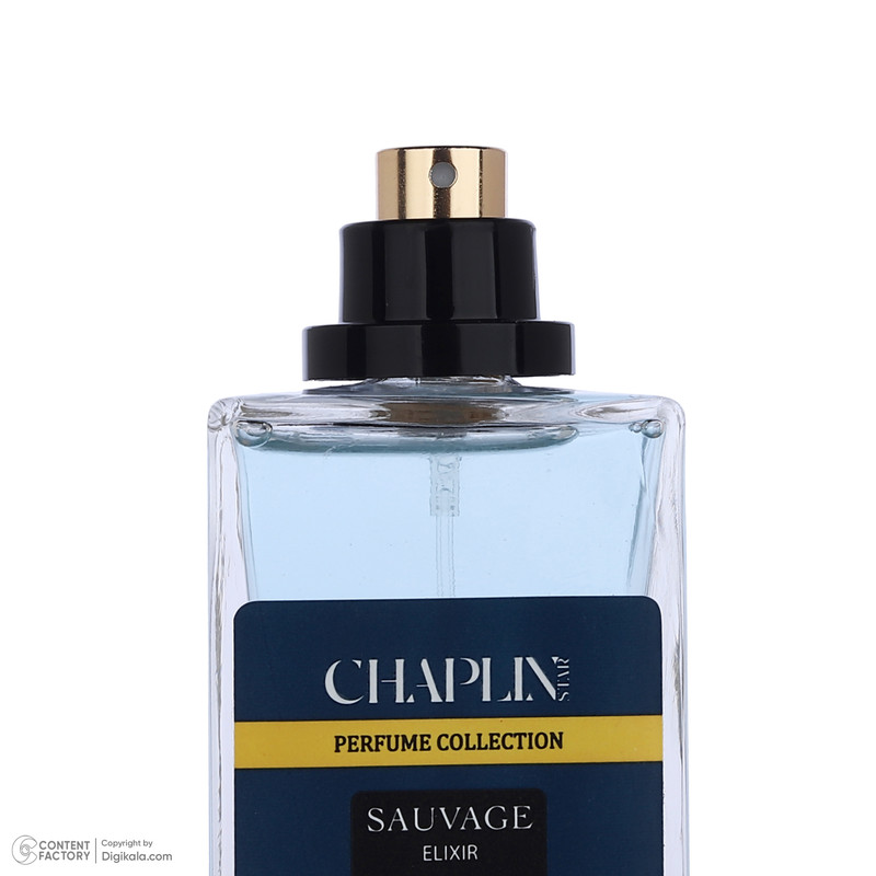 ادو پرفیوم مردانه چاپلین استار مدل Dior Sauvage Elixir با رایحه تلخ و معتدل حجم 100 میلی‌لیتر