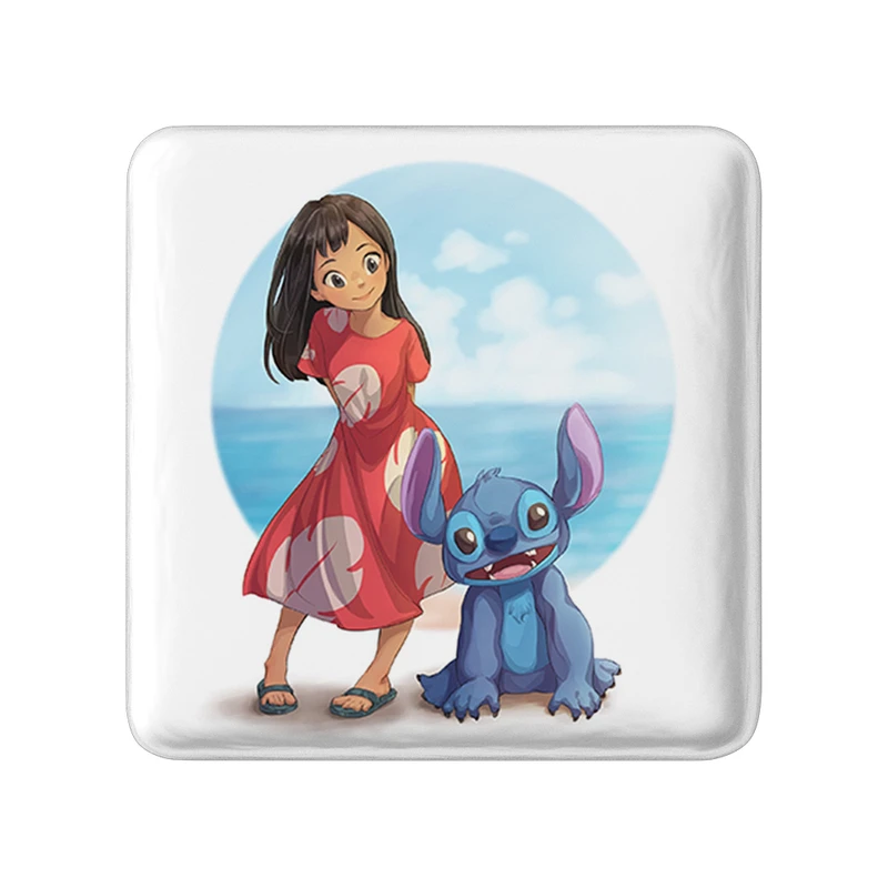 پیکسل خندالو طرح لیلو و استیچ مدل مربعی کد 37195