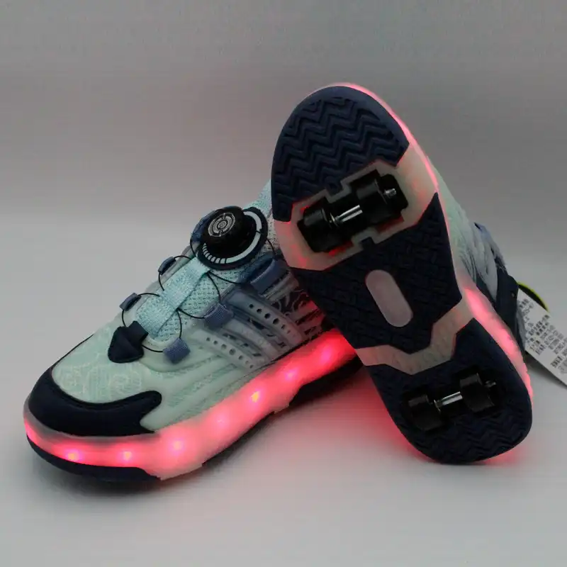 کفش اسکیتی بچگانه بی کی جی کیدز مدل چراغ دار کد 4225