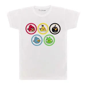 تی شرت بچگانه پرمانه طرح پرندگان خشمگین کد pmt.4438