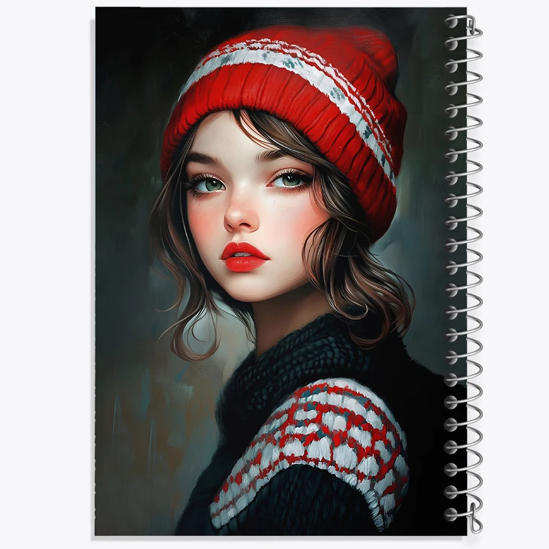 دفتر مشق 100 برگ خندالو طرح دخترانه کد F6599