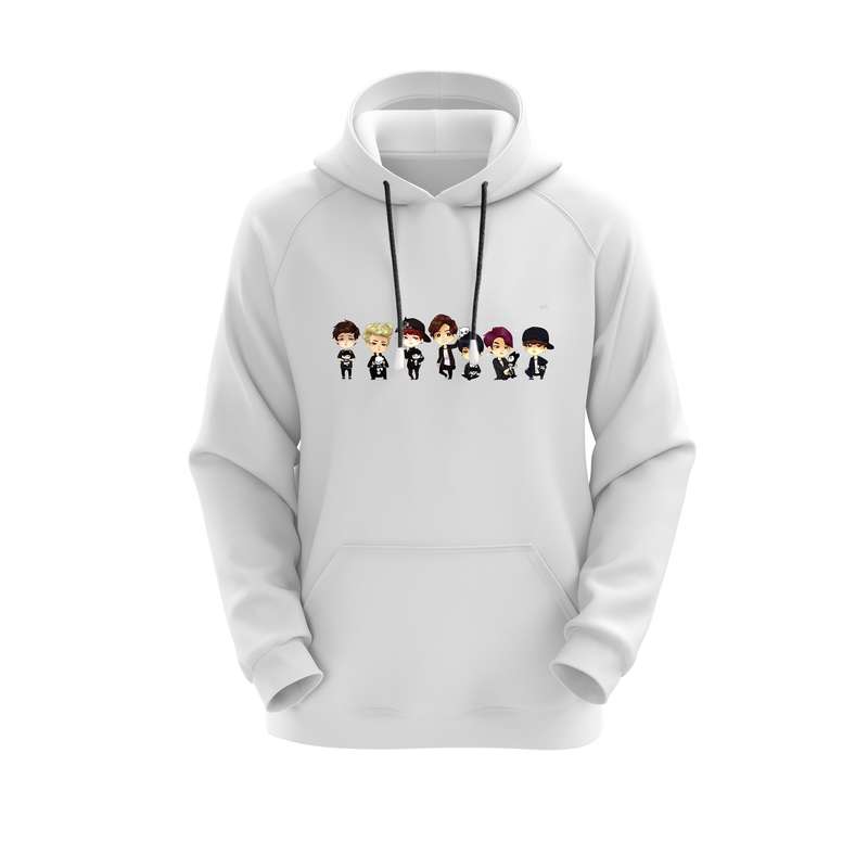 هودی زنانه مدل BTS کد E79