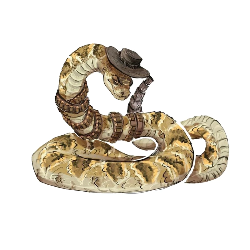  استیکر لپ تاپ و موبایل مدل انیمیشن طرح رنگو Rango کد 4170