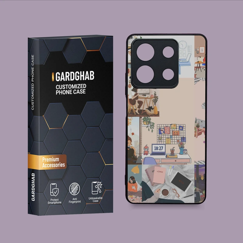 کاور گارد قاب مدل دخترانه مناسب برای گوشی موبایل شیائومی Redmi Note 13 5G