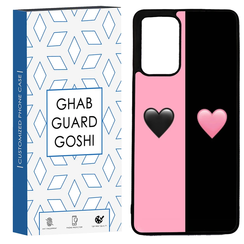 کاور قاب گارد گوشی طرح صورتی مشکی کد TPU-251 مناسب برای گوشی موبایل سامسونگ Galaxy A72