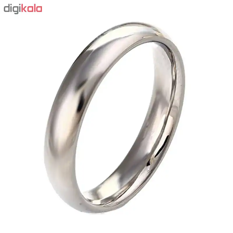 انگشتر رینگ استیل ساده مدل RS سایز 16