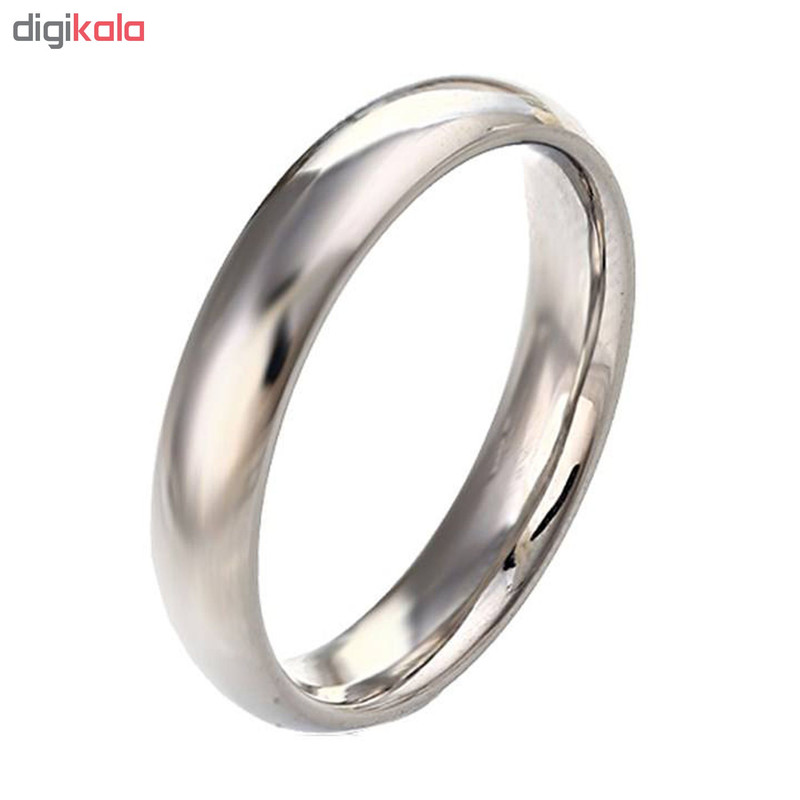 انگشتر رینگ استیل ساده مدل RS سایز 16 انگشتر رینگ استیل ساده مدل RS سایز 16