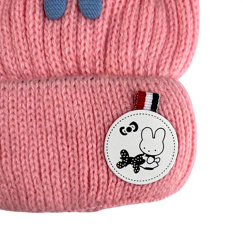 کلاه بافتنی بچگانه مدل پاپیون RO_210