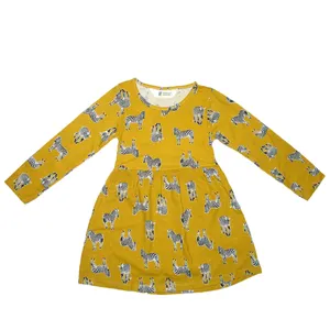 پیراهن دخترانه مدل گورخر