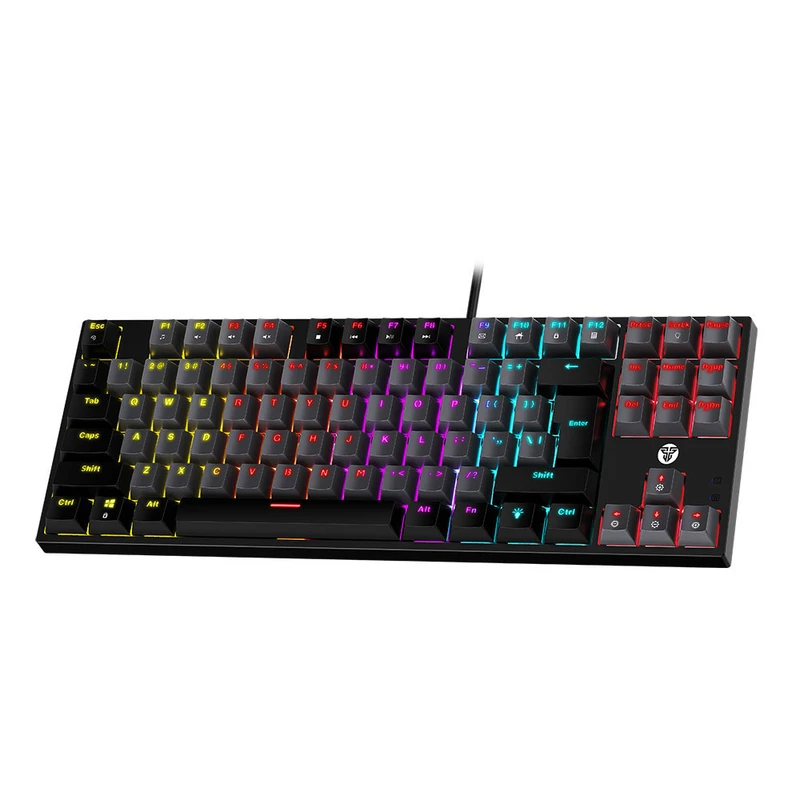کیبورد گیمینگ فنتک مدل Atom87 MK876V2Blueswitch