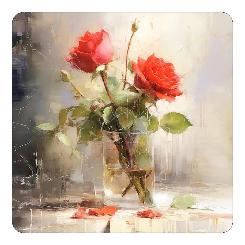 مگنت کاکتی طرح نقاشی رنگ روغن مدل mp73526