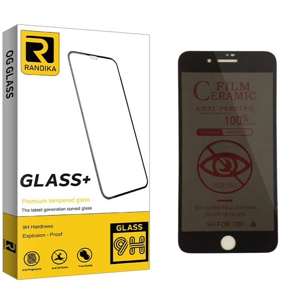 محافظ صفحه نمایش حریم شخصی راندیکا مدل Gld مناسب برای گوشی موبایل اپل iPhone 7 Plus