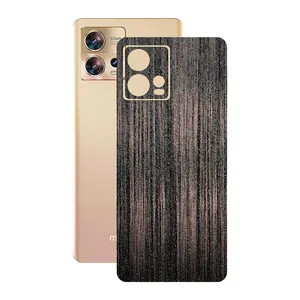 Remax cover sticker Leth model wood design suitable for Motorola Edge 30 Fusion mobile phone