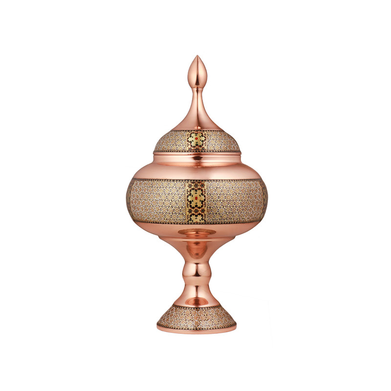 شکلات خوری خاتم کاری فراز هنر مدل شال اذرخش کد 5-25