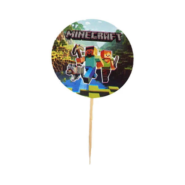 خلال تزیینی مدل ماین کرافت کد minecraftToothpick1 بسته 10 عددی